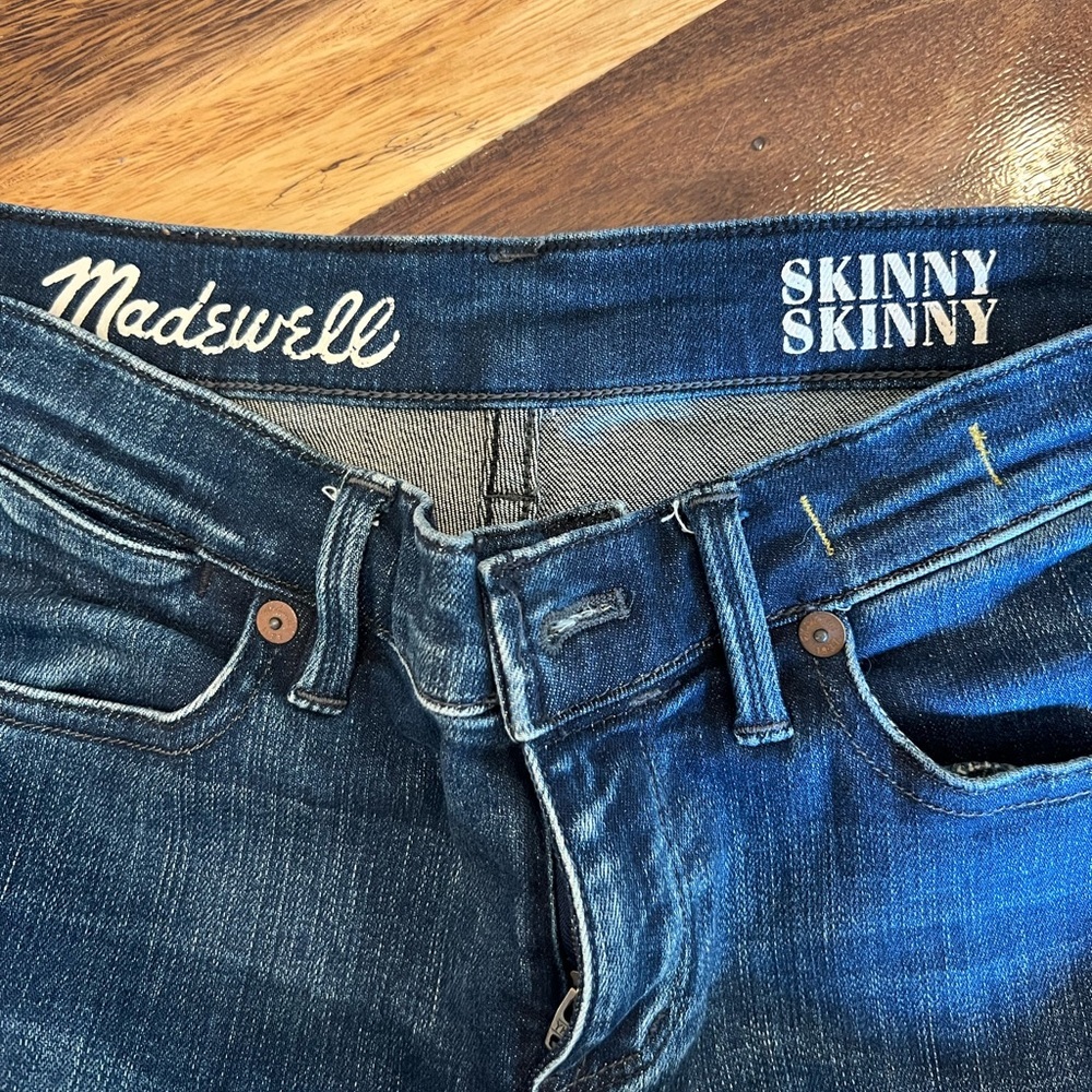 Madewell Skinny Ladies Jeans 25 x 32 - Picture 5 of 6